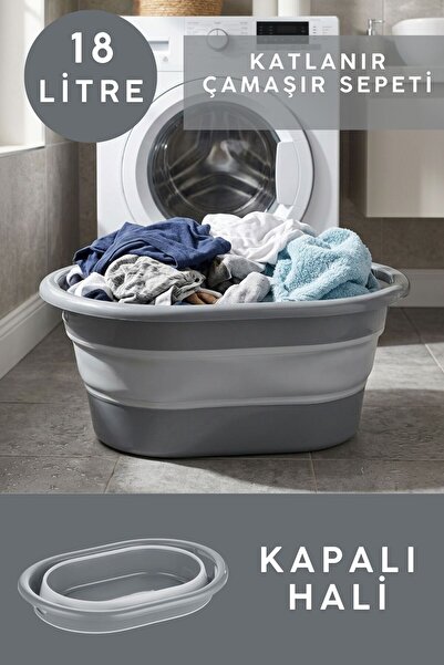 Tercih Home Πτυσσόμενο καλάθι ακορντεόν Πτυσσόμενο καλάθι ρούχων Μεσαίου μεγέ...