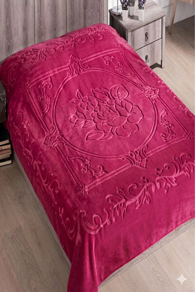 Sarar Χρυσή διπλή κουβέρτα φούξια