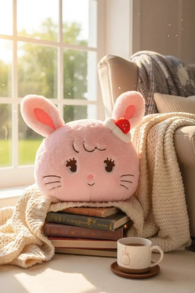 Miniso Mikko Lisanslı Çilek Serisi Cammy Peluş Yastık