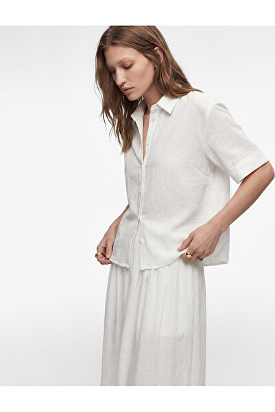 Koton Φούστα μίντι από ύφασμα βισκόζης με φλοράλ υφή, λεπτομέρεια σκίσιμο και...