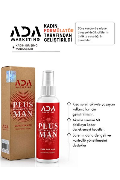 ada marketing adult toys Ada Marketing Plus Man Doğal Ve Kokusuz Uzun Deneyim Sprey Set - Adt