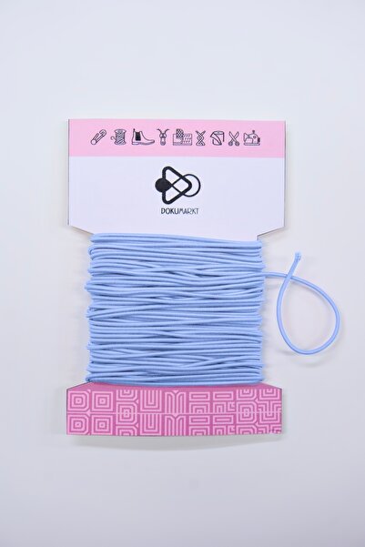 Dokumarkt Λεπτό στρογγυλό λάστιχο 1,5 mm - Λάστιχο κορδόνι - Λάστιχο αξεσουάρ...