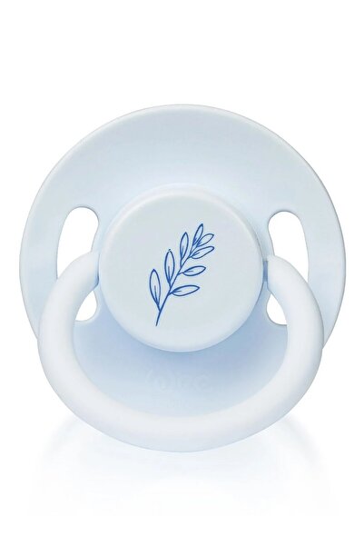 Wee Baby Pure Round Rubber Pacifier No: 3 - Blue