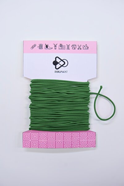 Dokumarkt Λεπτό στρογγυλό λάστιχο 1,5 mm - Λάστιχο κορδόνι - Λάστιχο αξεσουάρ...