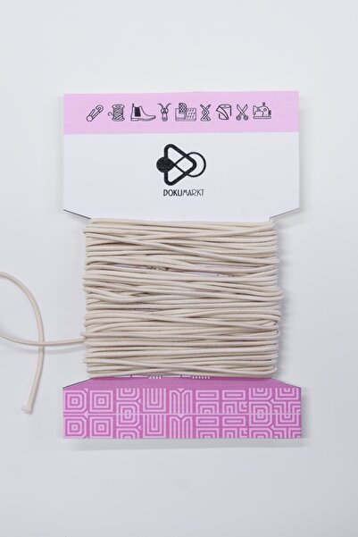 Dokumarkt Λεπτό στρογγυλό λάστιχο 1,5 mm - Λάστιχο κορδόνι - Λάστιχο αξεσουάρ...