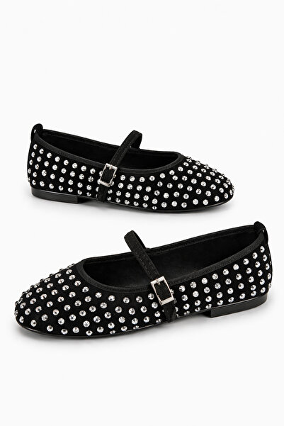 FootFrenzy Γυναικεία παπούτσια μπαλαρίνας με πέτρινη υφή Mary Jane, καθημεριν...