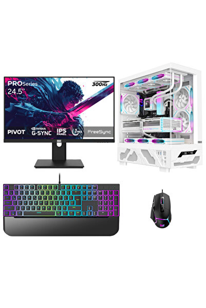 DRAGOS DRx8040 i7 14700KF 16GB Ram 512GB M2 NVMe SSD 16GB RTX5060Ti 24.5 İnç ...