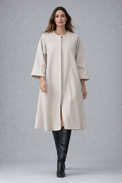 hacker Women's Daily Stylish Stone Oversize Cashmere Coat Poncho