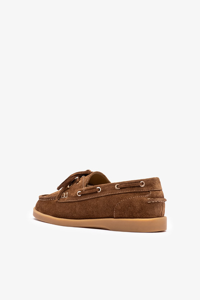 Louis Cardy Rana Sigaro Suede Leather Women's Loafer