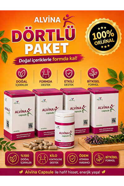 ALVİNA DETOX Kapsül ( 4 Kutu)