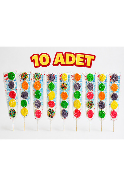 monymoo Çıtır Marshmallow Şiş 10’lu Paket – Doğum Günü & Parti Şekeri