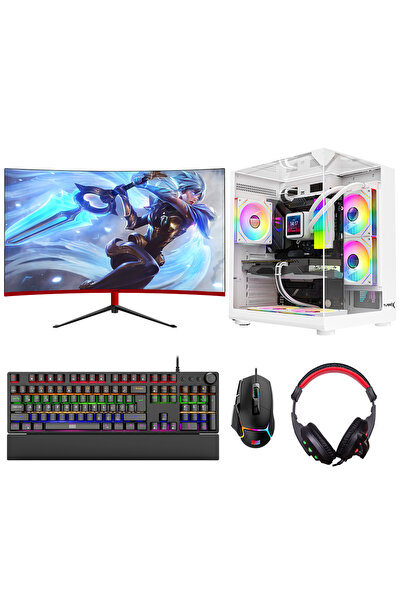 TURBOX Tx8606 Ryzen 7 5700X 32GB Ram 1TB SSD SSD 8GB RTX3050 23.6 inç 165Hz C...