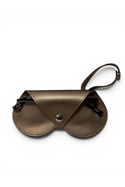 Mia Belt Κρεμαστή θήκη γυαλιών σε σχήμα καρδιάς, πράσινη από συνθετικό δέρμα,...