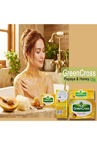 Green Cross صابون البابايا والعسل 125 جرام