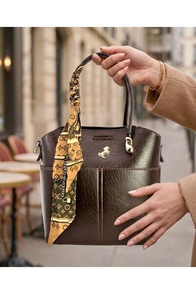 Miami Polo Women's Scarf Bag with Hand Shoulder Strap and 3 Compartments