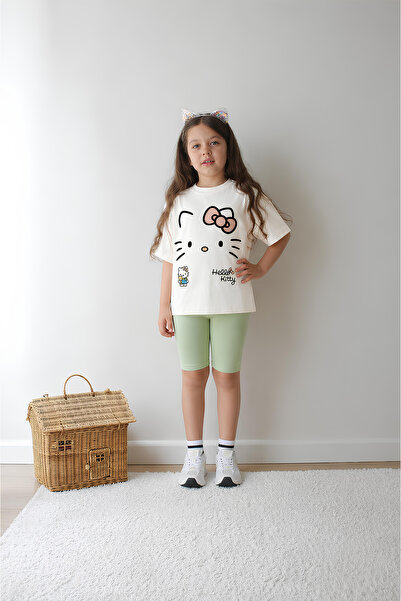 Belya Kids Wear Κοριτσίστικο Σετ Πλήρους Μεγέθους Τοπ και Κάτω Μέρος Oversize...