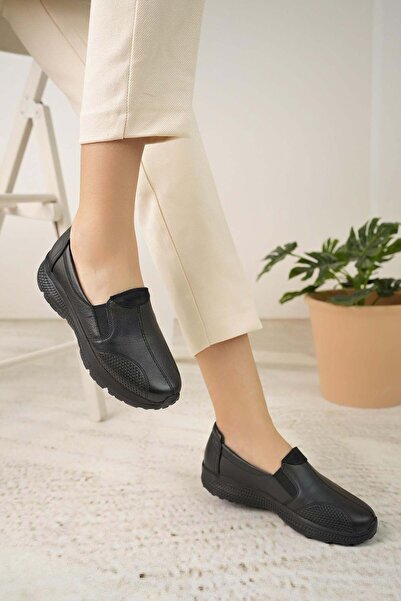 MARİOTTO Mariotto 033 Μαύρα Γνήσια Δερμάτινα Ανατομικά Γυναικεία Παπούτσια Candy