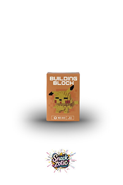 Bricks SNACKZOTIC BIRCKS PIKACHU 3D MİKRO BLOK LEGO