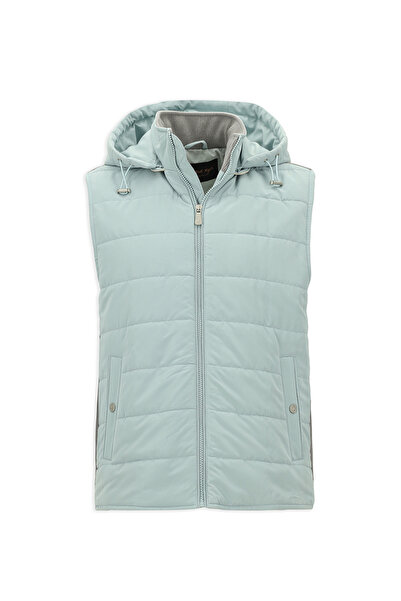 Abdullah Kiğılı Γιλέκο με κουκούλα με φερμουάρ κανονικής εφαρμογής