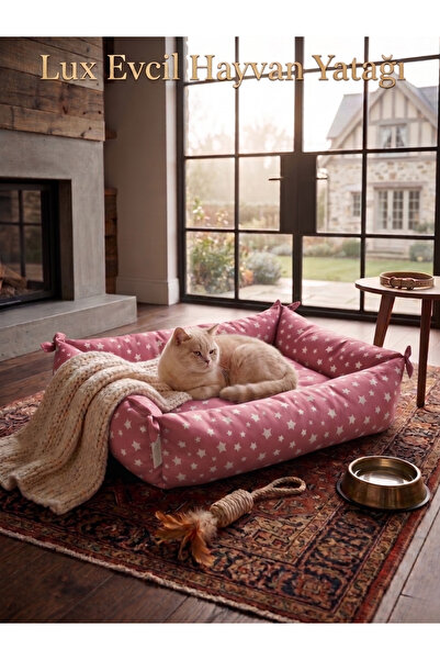 Patiderm Lux Kedi Yatağı, Köpek Yatağı - Pembe