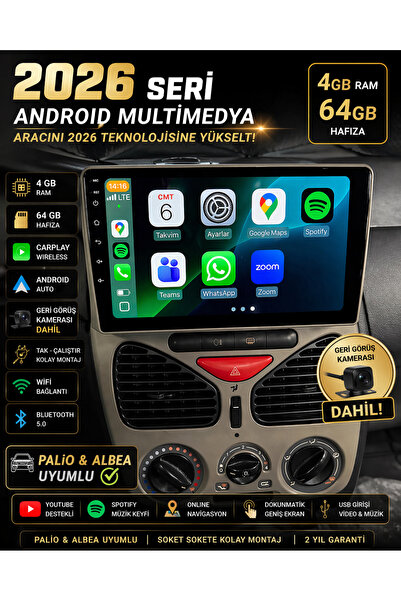 Grade Power PALİO ALBEA SİENA MULTİMEDYA 4GB RAM 64GB HAFİZA 2026 SURUM FULL ...