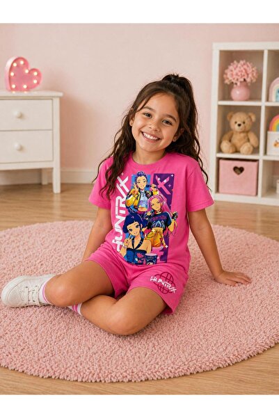 Aselin Kids 100% памук Hunterix Zoey Rumi Mira Летен комплект за момичета с щ...