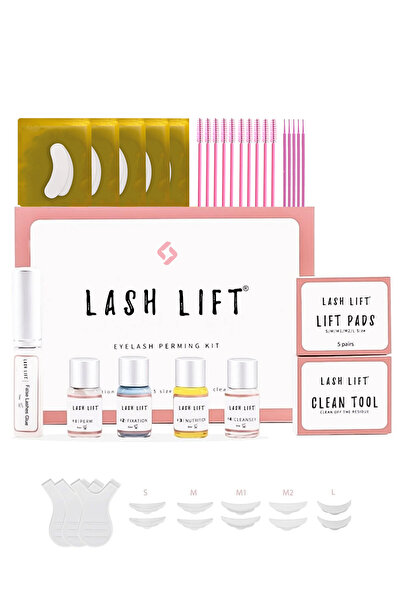lashlift Kirpik Lifting Seti, Lash Lift, Kaş & Kirpik Perma Seti (Tam Set)