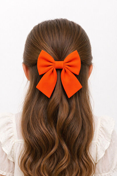 MakeWell Κλιπ μαλλιών με απλό ύφασμα ζωηρόχρωμο σχέδιο φιόγκου