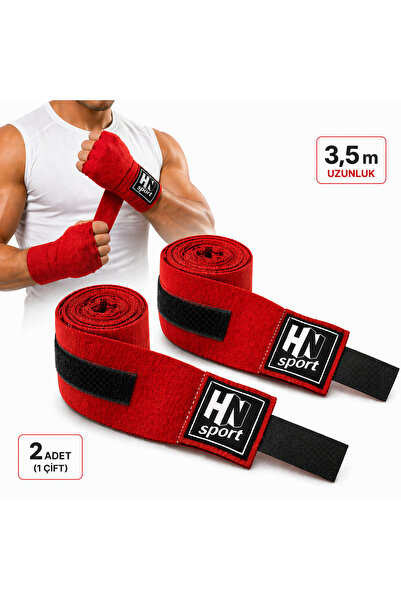 hn sport Boks Kick Boks Muay Thai Wushu Sanda Tüm Sporlar için El Bandajı 3,5...