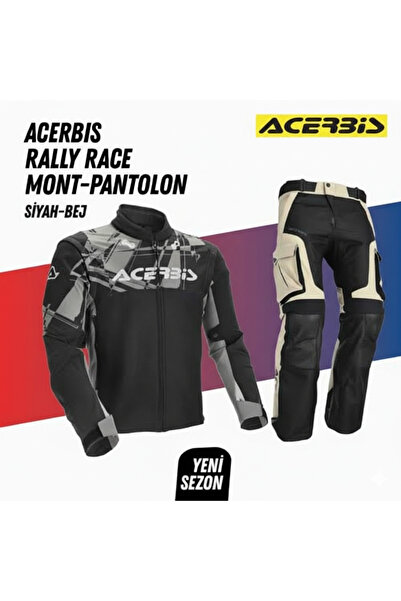 Acerbis Rally Race Mont & Rally Pro Pantolon Siyah