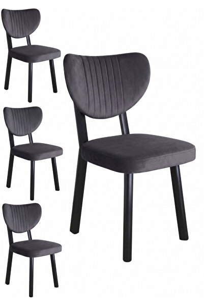 Avenza Furniture MUTFAK SANDALYESİ ELMA SANDALYE METAL AYAK SANDALYE