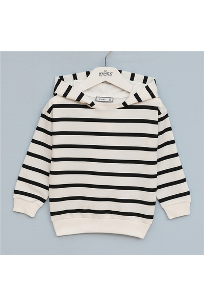 WANEX Φούτερ με κουκούλα και ρίγες για αγόρια - 16685