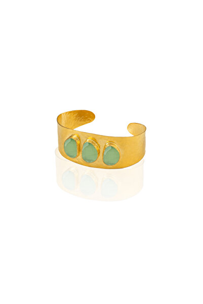 Design by Kadir Kadir Jewellery 22 Ayar Altın Kaplama El İşçiliği Zirkon Taşl...
