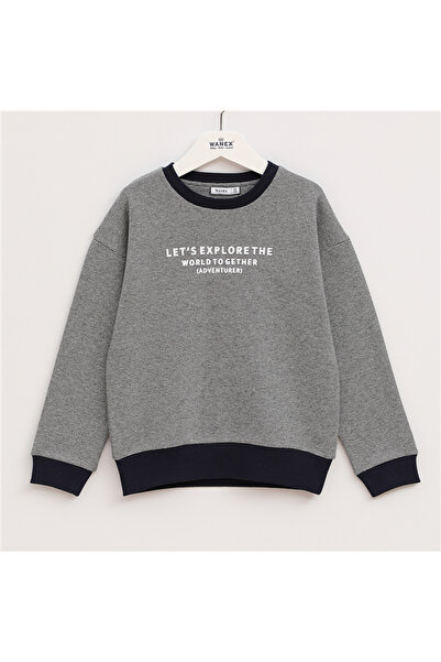 WANEX Erkek Çocuk Uzun Kol Kalın Sweatshirt - 15991