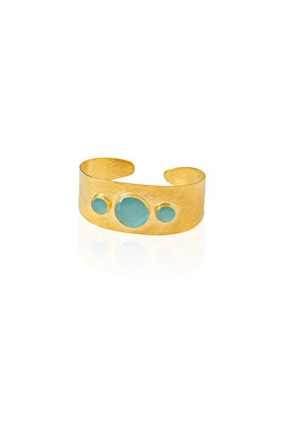 Design by Kadir Kadir Jewellery 22 Ayar Altın Kaplama El İşçiliği Zirkon Taşl...