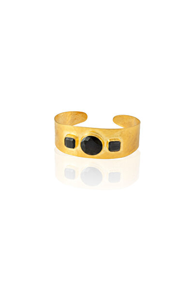 Design by Kadir Kadir Jewellery 22 Ayar Altın Kaplama El İşçiliği Zirkon Taşl...