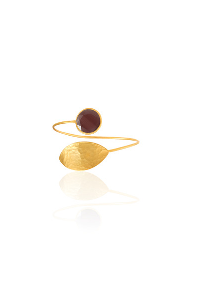 Design by Kadir Kadir Jewellery 22 Ayar Altın Kaplama Zirkon Taşlı Ayarlanabi...