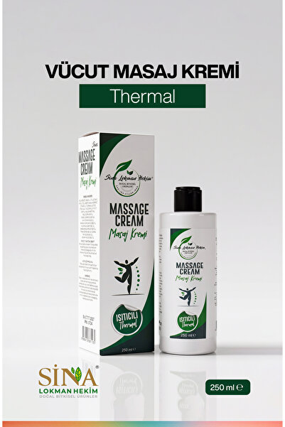 SİNA LOKMAN HEKİM Termal Isıtıcılı Kremimiz %100 Doğaldır.%100 Etkilidir. 250 ml