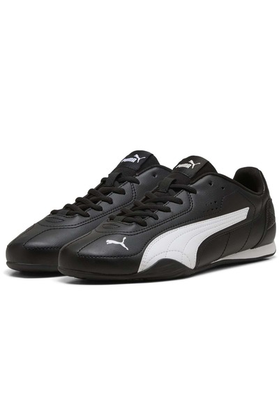 Puma Catch İnce Taban 402679 Unisex Buty sportowe CZARNO-BIAŁE