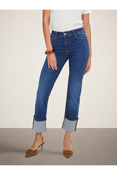 JDY Straight-Fit jeans JDYFINA Mittlere Taille Gerade geschnitten Jeans