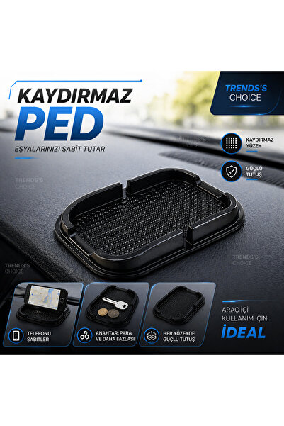 trends's choice Araba Oto Araç Telefon Tutucu Kaydırmaz Havuzlu Ped