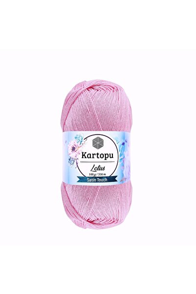 Kartopu LOTUS Merserize Görünümlü El Örgü İpliği 100 Gr RENK : K768 PEMBE