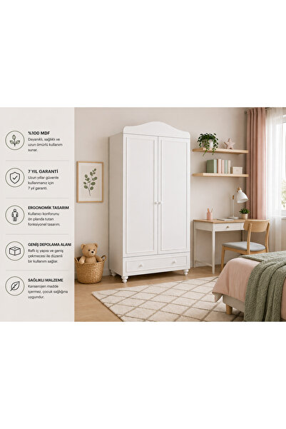 VENATTO Montes Iki Kapaklı Dolap(%100mdf)