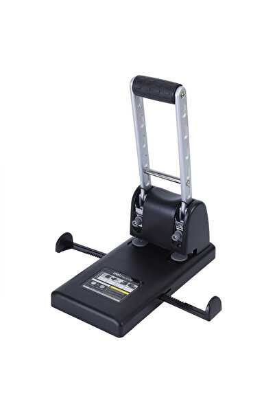 Deli Perforator metalic negru cu 2 găuri, 100 de coli