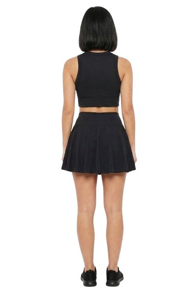 mrm pro Women's Swimsuit Skirt with Shorts Swimsuit Set – Padded Crop Top Skirt Shorts Set 2 Pieces