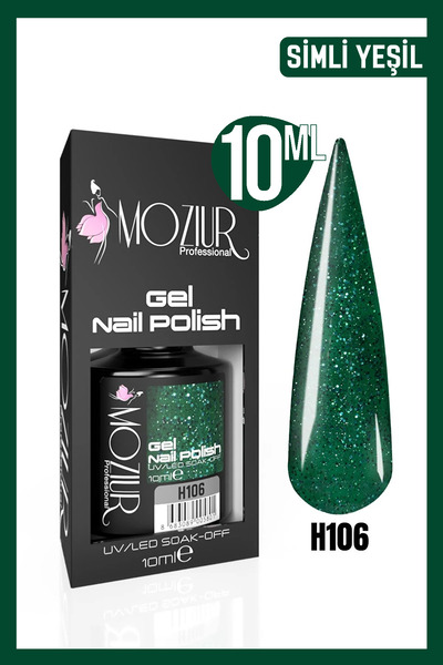MOZIUR Kalıcı Oje Uv Led H106 (SİMLİ SERİ) 10ml