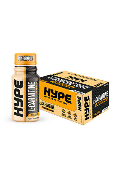 Hype إل-كارنيتين 3000 ملغ - بنكهة الأناناس - 12×60 ملغ