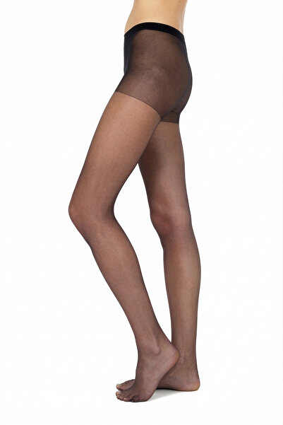 Pompea Dres Damă 8 Den Sunrise, Dresuri Negre Transparente Semi-Mate