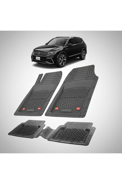 TEAMCAR ®   Covorașe auto tip tavă compatibile cu Volkswagen Tiguan BW2 SUV (...