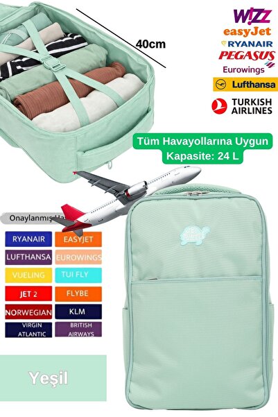 Jet Turtle Σακίδιο ταξιδιού 40cm 40x30x20 cm Pegasus, Wizz Air, Ryanair, Βαλί...